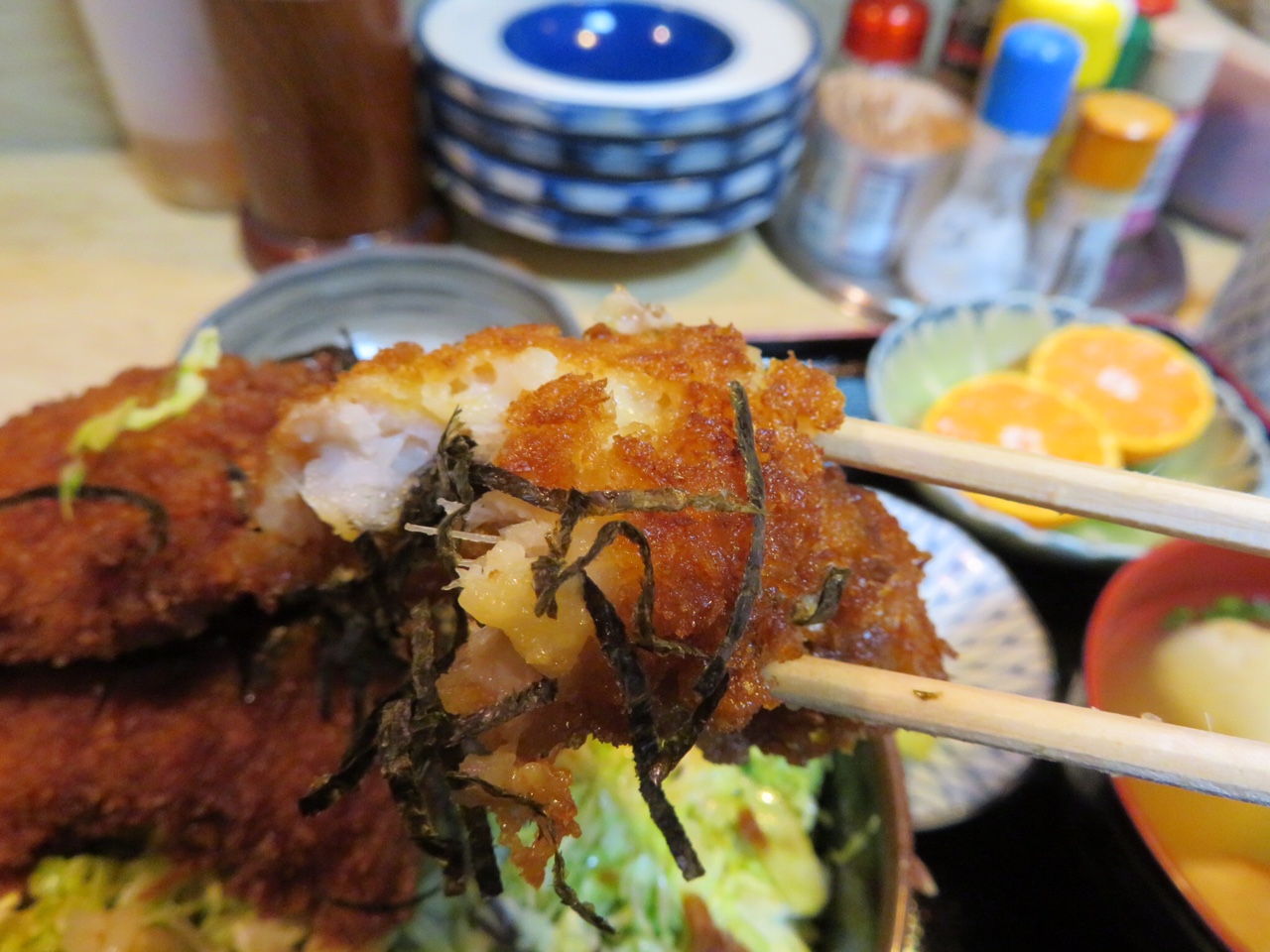 ボリューム満点 お腹が空いたら 季節料理いの の ハモカツ丼 がおすすめ Kitonaru きとなる