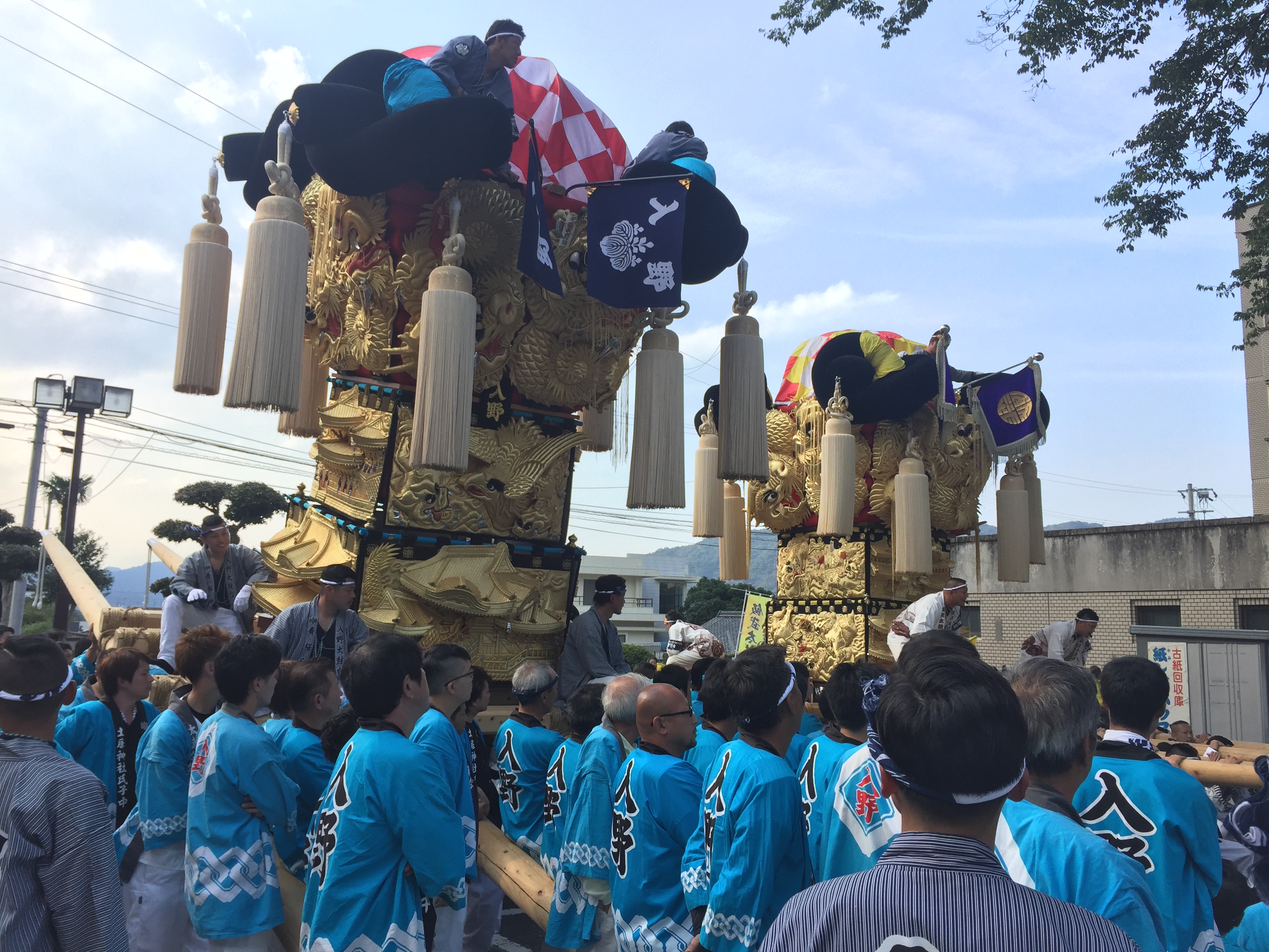 体当たり取材】祭りは見るより参加する方が楽しい！四国中央市土居地区の入野太鼓台で「かきくらべ」に参加してきたよ！ | KITONARU（きとなる）