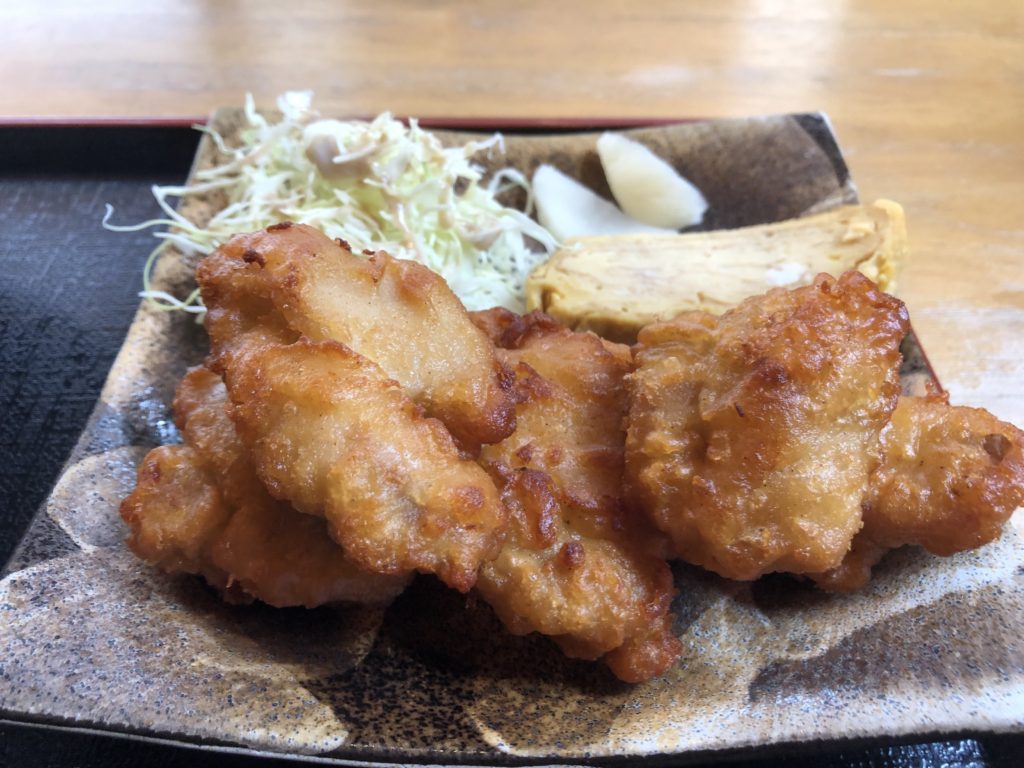 そんなところにあったのか！駅チカ八幡浜高校近くの名店「旨い家」で「からあげ定食」を遂に実食！！