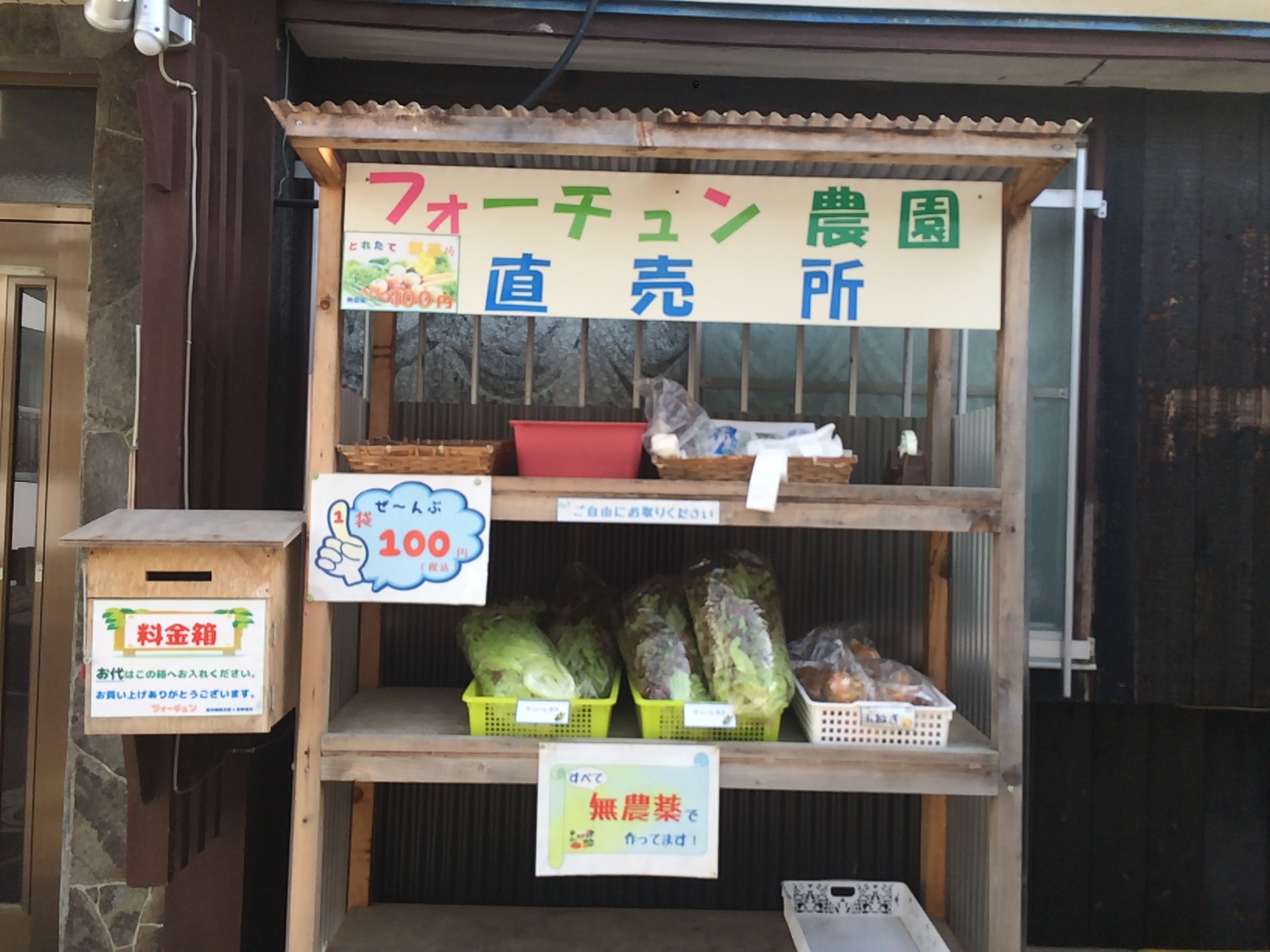 日替わりの野菜が買える 無人販売 フォーチュン農園直売所 に行ってきたよ 前編 Kitonaru きとなる