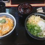かつ丼マイスター菊池がゆく! セルフうどんの「がんば亭」にとんかつの「かつよし」が合体! うどんもかつ丼も一緒に楽しんでしまえ!