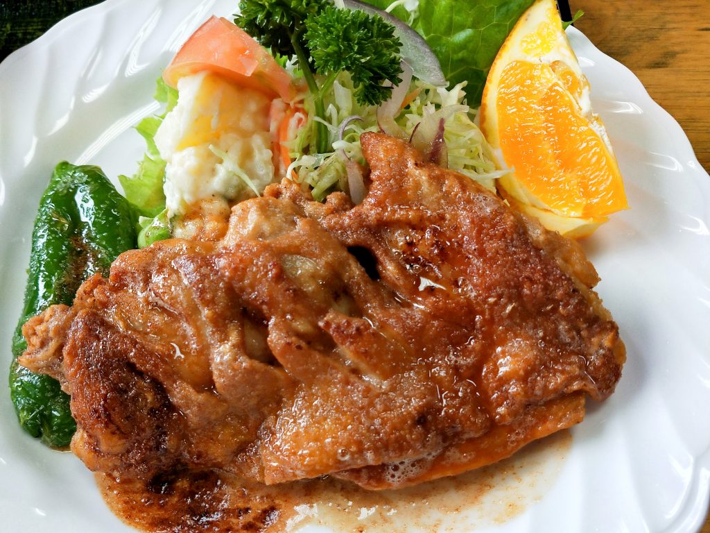 卯之町駅徒歩5分！西予市宇和にある「みのり」で絶品「チキンバター焼き定食」を食べてきました！