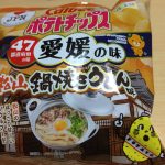 カルビーポテトチップスの47都道府県の味!「愛媛の味 松山鍋焼きうどん味」を食べてみたよ!