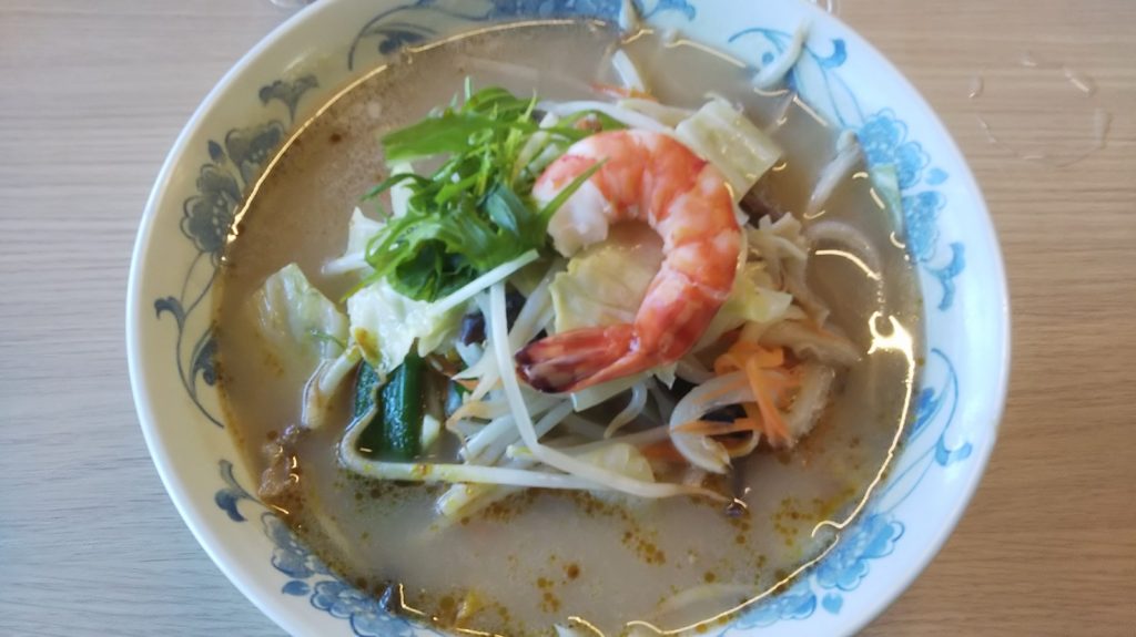 八幡浜みなっと「アゴラマルシェ」の新メニュー「やわたはま豆乳チャンポン」を食べてみたよ！