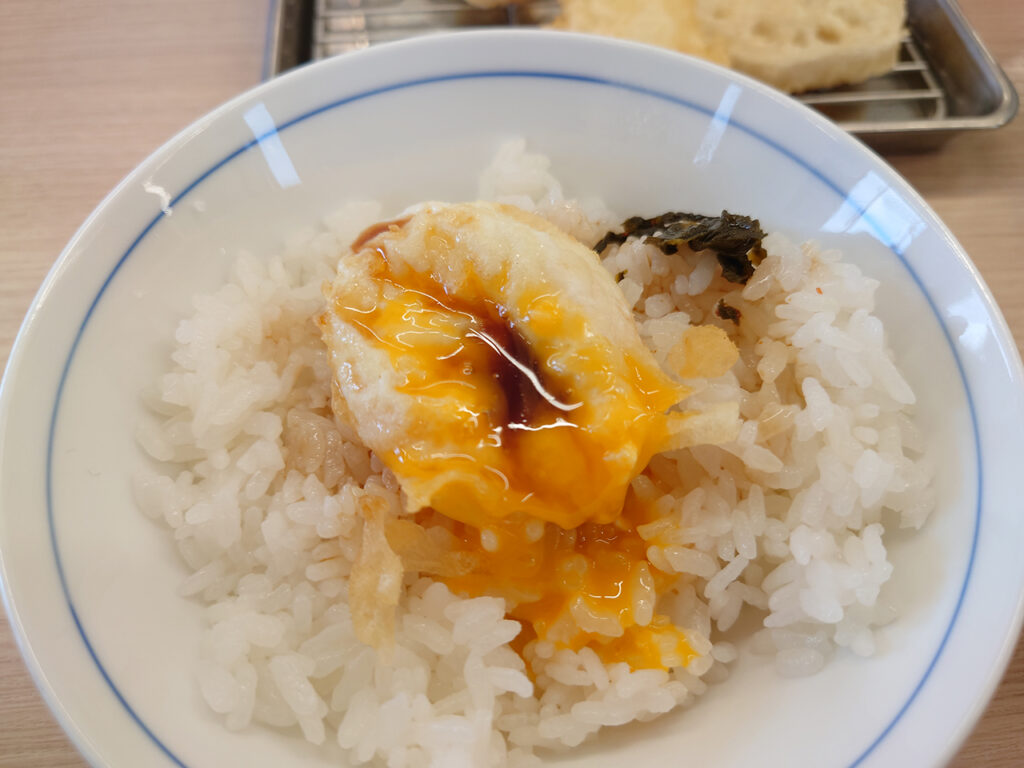 新感覚！ 新居浜にある天ぷら屋「さくや」で半熟玉子天ぷらのＴＫＧを食べてきた！