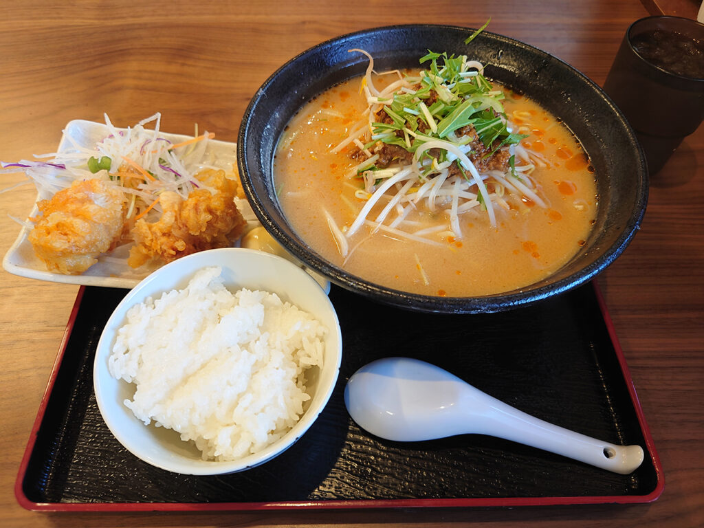 【移転】四国中央市川之江の「やったろうじゃん」でお得な「担々麺セット」を食べてきたよ！