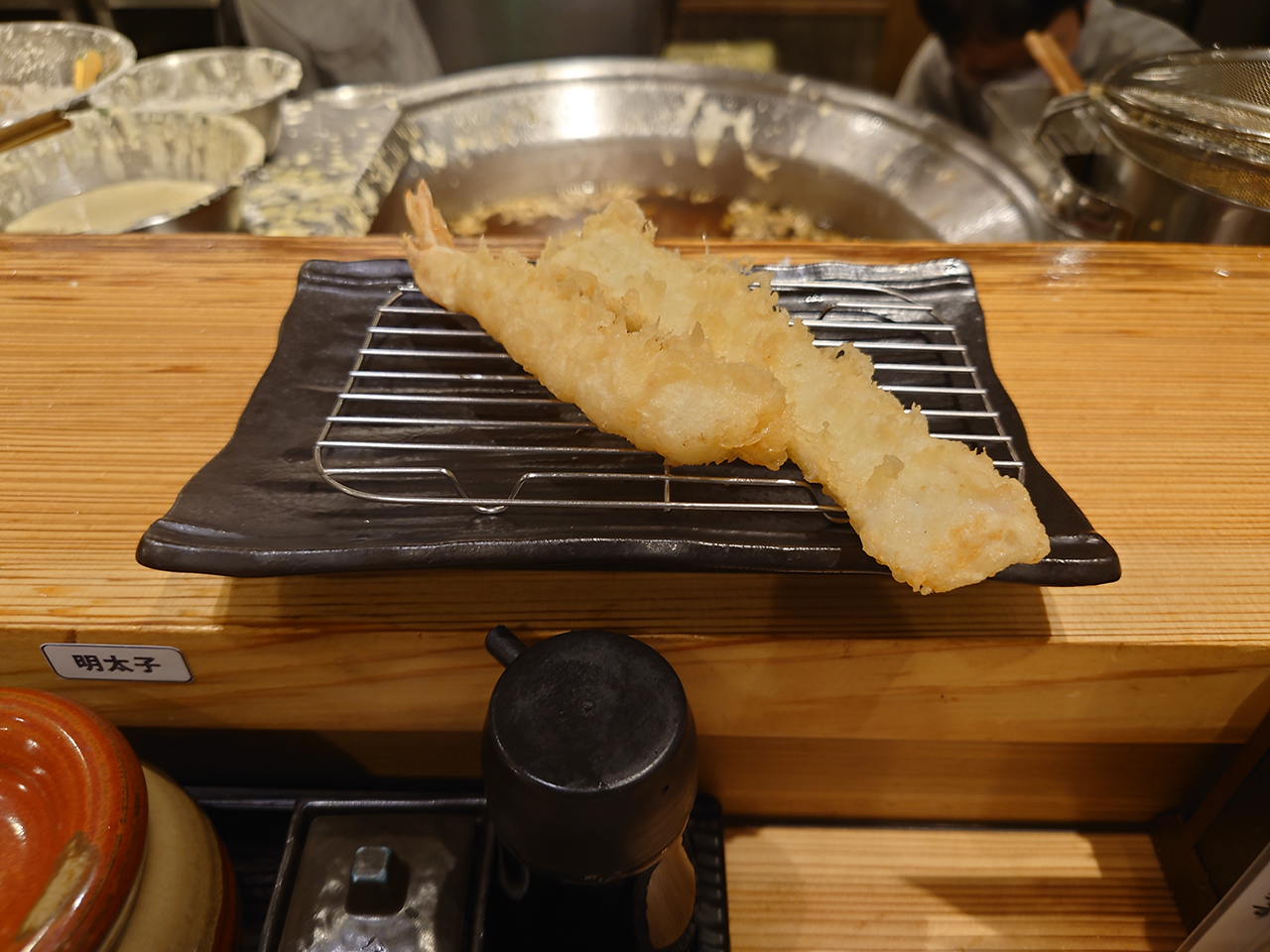 松山市駅すぐのまつちかタウンにある「ご天」で”揚げたて天ぷら”いただきます！