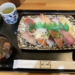 寿司10貫と赤出汁の味噌汁のセット!内子町のお寿司屋さん「寿し木立」へ行ってきました!